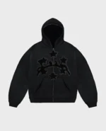 Divin By Divin Dark Stars Zip Hoodie (1)